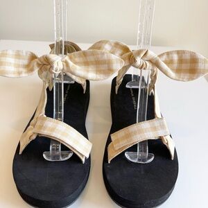 Loeffler Randall Maisie Gingham Sandals